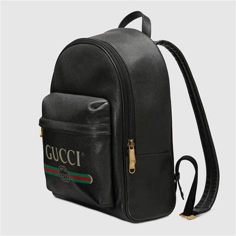 gucci badpak panterprint|Gucci leather backpack.